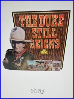 The Duke Still Reigns On MCA, John Wayne Promo Video Store Display Rare