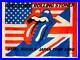 The Rolling Stones 2 types of flag set for in-store display Rare