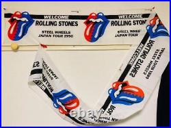 The Rolling Stones 2 types of flag set for in-store display Rare