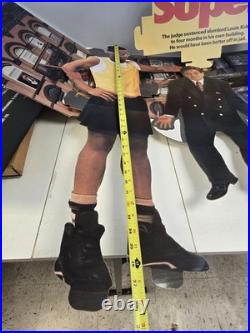 The Super Store Display Standee Spike Lee, Joe Pesci, Cardboard promo Rare