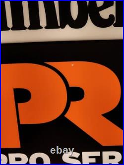 Timberland Pro Series Lighted Sign Shoe Store Display Rare Find. Man Cave Decor