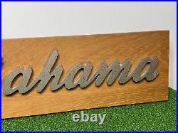 Tommy Bahama Store Display Wood and Metal Sign 32 X 6 Decor Fashion Rare 2