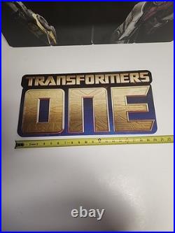 Transformers 1 Cardboard Movie Advertising Display. RARE! 3FEET X 4FEET
