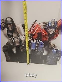 Transformers 1 Cardboard Movie Advertising Display. RARE! 3FEET X 4FEET