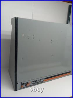 Triumph Twist Drill Co Advertising Hardware Store Display For Drill Bits RARE