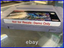 Turtles in Time SNES NFR Kiosk Cart Not for Resale Nintendo Store Display RARE
