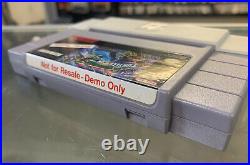 Turtles in Time SNES NFR Kiosk Cart Not for Resale Nintendo Store Display RARE