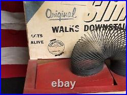 ULTRA RARE 50's Slinky Store Advertising Display ORIGINAL