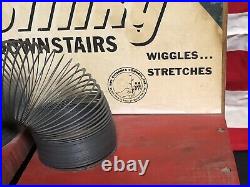 ULTRA RARE 50's Slinky Store Advertising Display ORIGINAL