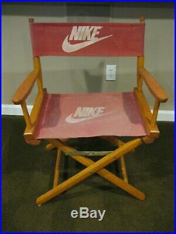 ULTRA RARE Cool Vintage 1980s Nike Director Chair Store Display Pre Air Jordan