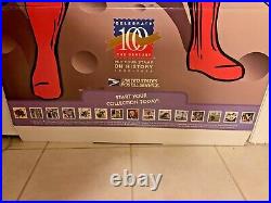 US Post Office SUPERMAN 7 Foot Freestanding Floor Display good condition RARE