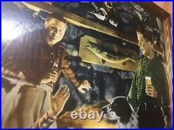 Ultra Rare Falstaff Beer Store Display Die Cut Duck Deer Hunting Fishing Cabin