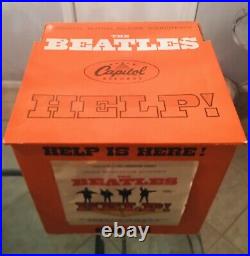 Ultra Rare The Beatles Help! Working/ Motion Record Store Display 1965