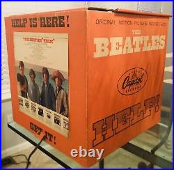 Ultra Rare The Beatles Help! Working/ Motion Record Store Display 1965