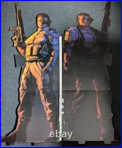 Universal Soldier 1992 Standee Video Store Display VHS 90s Action Sci-Fi Rare