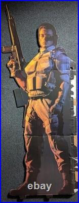 Universal Soldier 1992 Standee Video Store Display VHS 90s Action Sci-Fi Rare