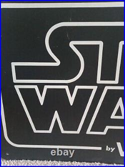 VANS Star Wars large store display sign rare 2014 Lucasfilm company 35 by 20