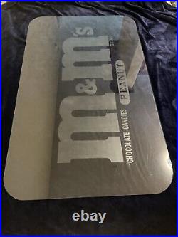 VERY RARE M&M GLASS Store Display advertisement Piece Large Free Shipping