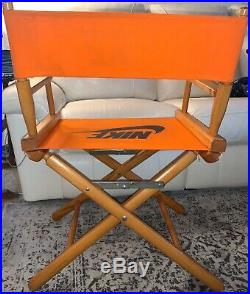 VHTF Vintage 1980s Nike Rare Orange Canvas Directors Chair Store Display 33