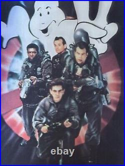 VINTAGE Ghostbusters 2 VHS Laserdisc Lenticular Store Display VERY RARE