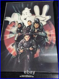 VINTAGE Ghostbusters 2 VHS Laserdisc Lenticular Store Display VERY RARE