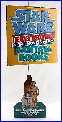 VINTAGE LARGE STAR WARS 1997 Bantam Book Store Hanging Mobile Display Promo RARE