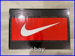 VINTAGE NIKE RARE Swoosh Just Do It Poster Banner 1990s 35 X 15