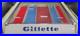 VINTAGE RARE 1956 Gillette countertop store display case with price labels