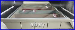 VINTAGE RARE 1956 Gillette countertop store display case with price labels