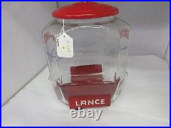 VINTAGE STORE ADVERTISING LANCE CRACKERS WithSTAND COUNTER BIN DISPLAY RARE M-302
