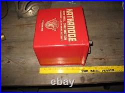 VINTAGE VERY RARE 1940s 50s BATTERY CASE STORE DISPLAY SIGN KATHANODE BATTERIES