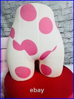 VINTAGE Victorias Secret PINK Store Display FORM Polka Dots Torso Mannequin RARE