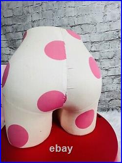 VINTAGE Victorias Secret PINK Store Display FORM Polka Dots Torso Mannequin RARE