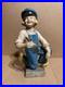 VTG 1950's RARE Dutch Boy Paints store display Topper Chalk Ware Painted statue