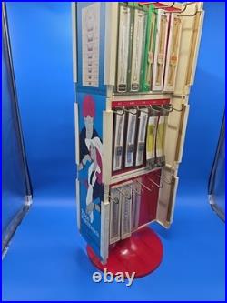 VTG 1970s Topps Watchband Rotating Store Display + 15 NOS Bands VERY RARE