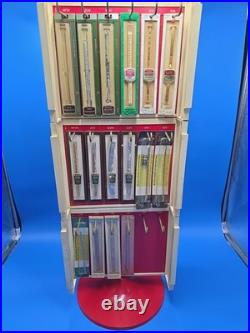 VTG 1970s Topps Watchband Rotating Store Display + 15 NOS Bands VERY RARE