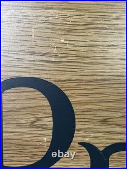 VTG 36 Pendleton Woolen Mills Wood Store Display Sign Advertisement Rare 70s