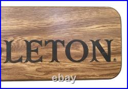 VTG 36 Pendleton Woolen Mills Wood Store Display Sign Advertisement Rare 70s