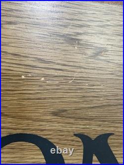 VTG 36 Pendleton Woolen Mills Wood Store Display Sign Advertisement Rare 70s