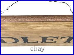 VTG 36 Pendleton Woolen Mills Wood Store Display Sign Advertisement Rare 70s