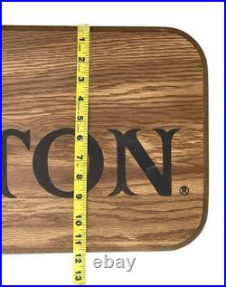 VTG 36 Pendleton Woolen Mills Wood Store Display Sign Advertisement Rare 70s