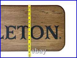 VTG 36 Pendleton Woolen Mills Wood Store Display Sign Advertisement Rare 70s