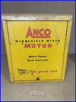 VTG ANCO Windshield Wiper Motor Metal Store Display USA Rare Design 17x22x20