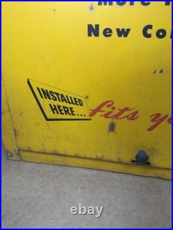 VTG ANCO Windshield Wiper Motor Metal Store Display USA Rare Design 17x22x20