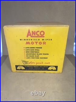 VTG ANCO Windshield Wiper Motor Metal Store Display USA Rare Design 17x22x20