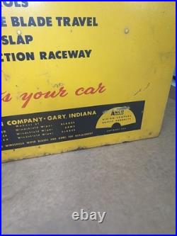 VTG ANCO Windshield Wiper Motor Metal Store Display USA Rare Design 17x22x20
