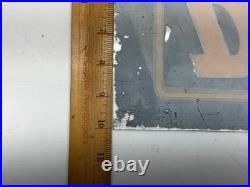 VTG ATQ Dickies Shirts Pants Workwear Mirror Glass Sign Store Display 16x10 RARE