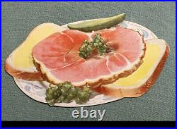 VTG Rare 1940s PAPER THIN Woolworth's 13 Dinner Displays Advertise Meat Trays