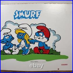 VTG Store Display Smurf Rescue in Gargamel's Castle Coleco Vision 1982 RARE