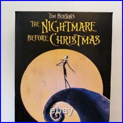 VTG Store Display Standee Nightmare Before Christmas VHS Release 37x 20 RARE